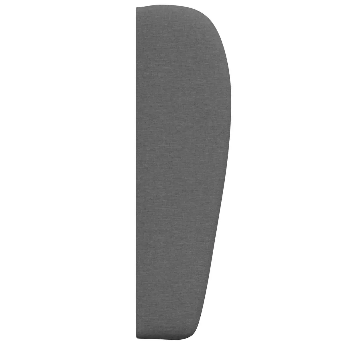 Dim Grey Fabric Upholstered Wave Ear Headboard