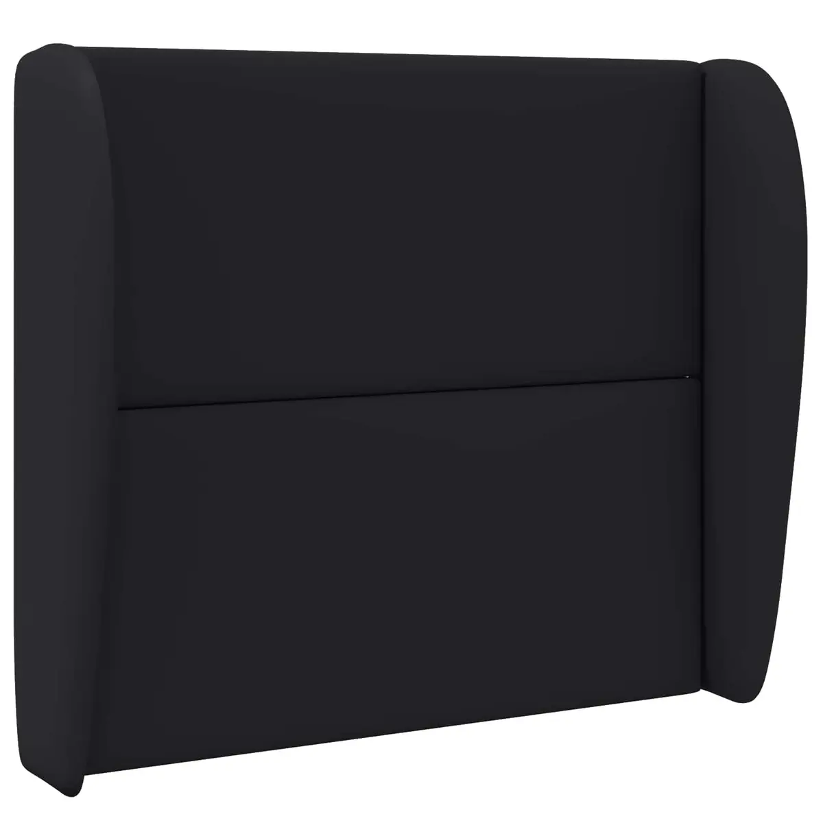 Black Wave Ear Headboard for Contemporary Bedrooms
