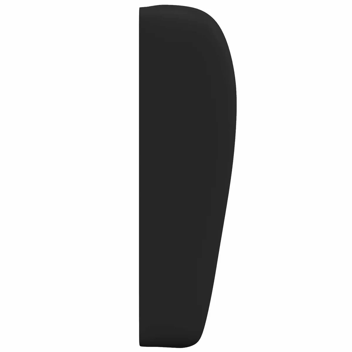Black Wave Ear Headboard for Contemporary Bedrooms