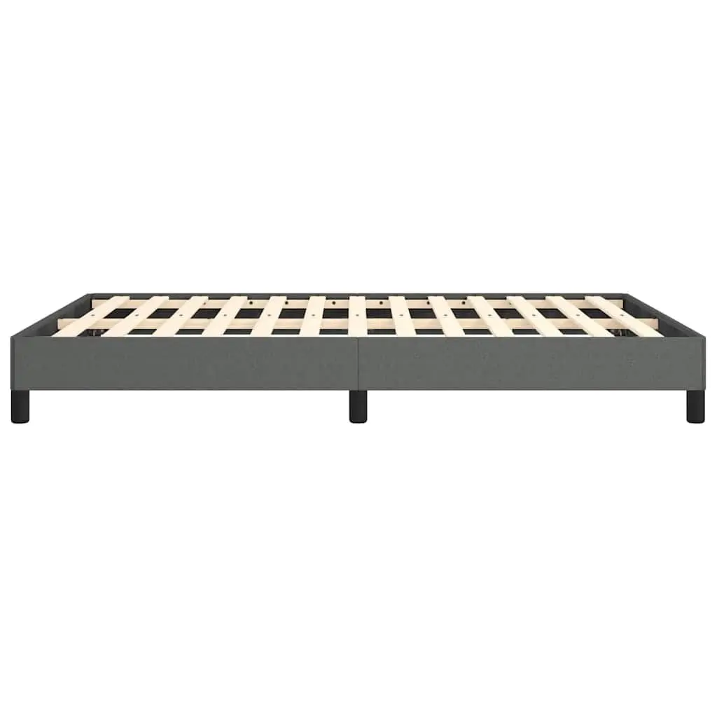 Grey Fabric Queen Bed Frame 152x203 cm