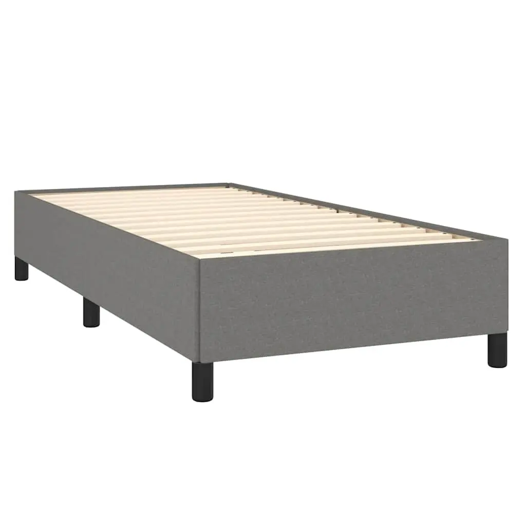 King Single Bed Frame in Grey Upholstery