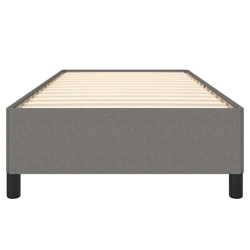 King Single Bed Frame in Grey Upholstery