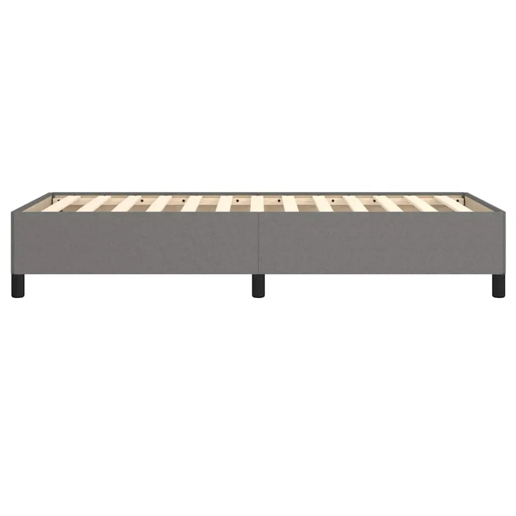 King Single Bed Frame in Grey Upholstery