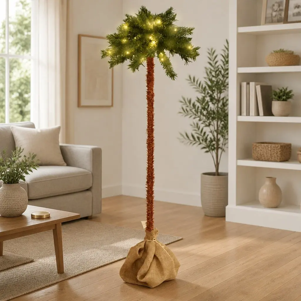 120cm Artificial Green Christmas Tree with LED Lights