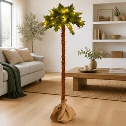 180cm Green Artificial Christmas Tree with LED Lights