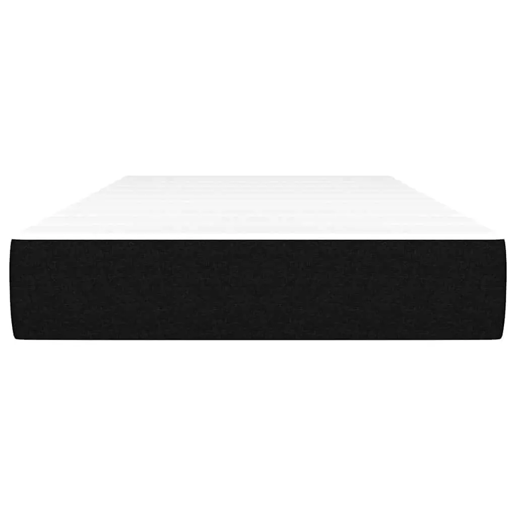 Pocket Spring Bed Mattress Fabric 90x190x20cm Black