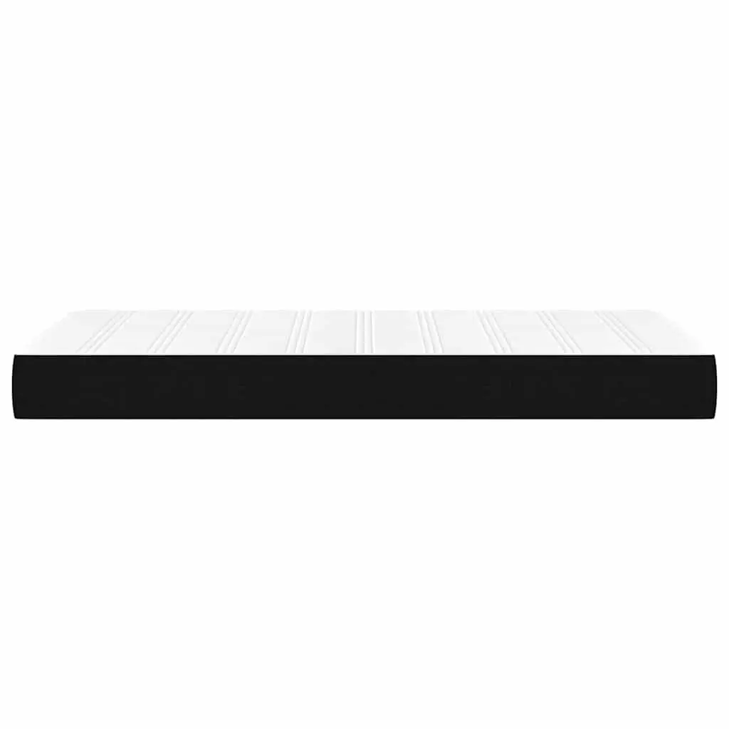 Pocket Spring Bed Mattress Fabric 90x190x20cm Black