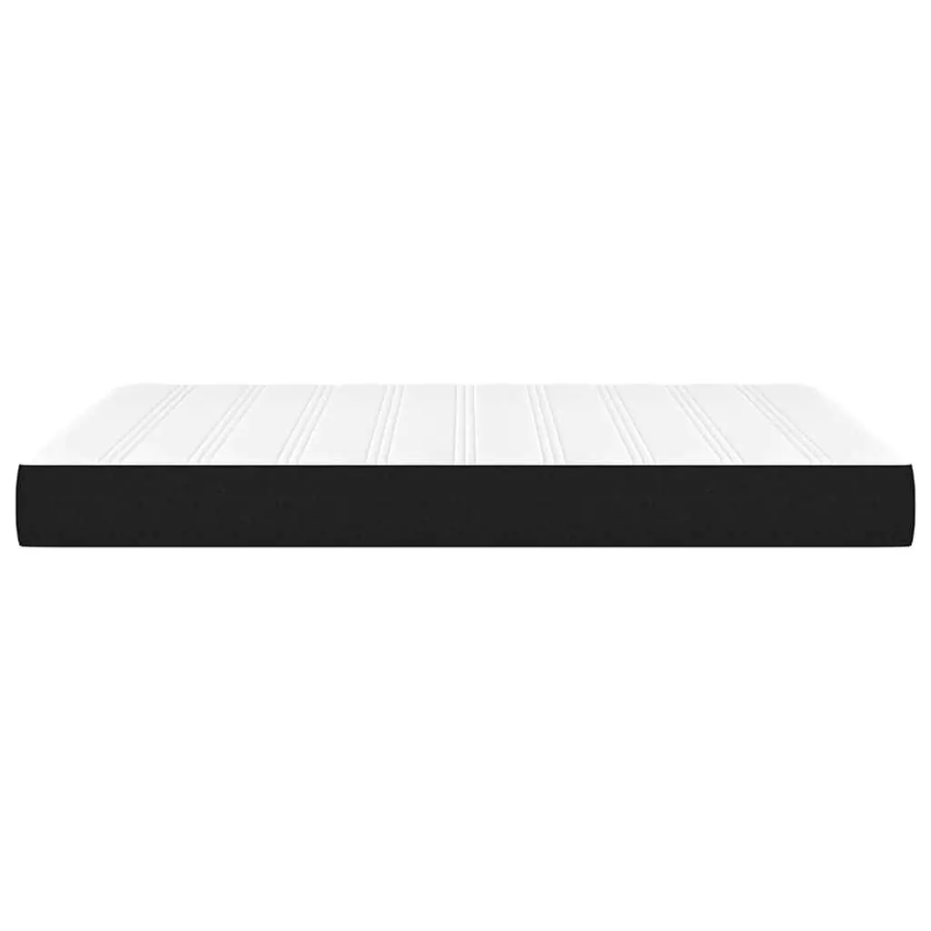 Pocket Spring Bed Mattress Fabric Medium Firmness Black 137x190x20 cm