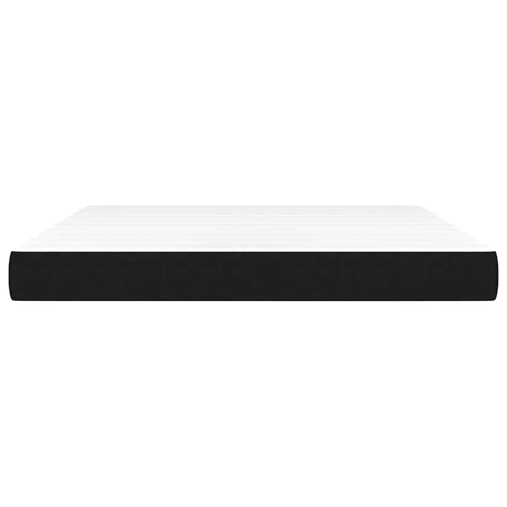 Queen Size Pocket Spring Mattress in Black Fabric 153x203x20cm