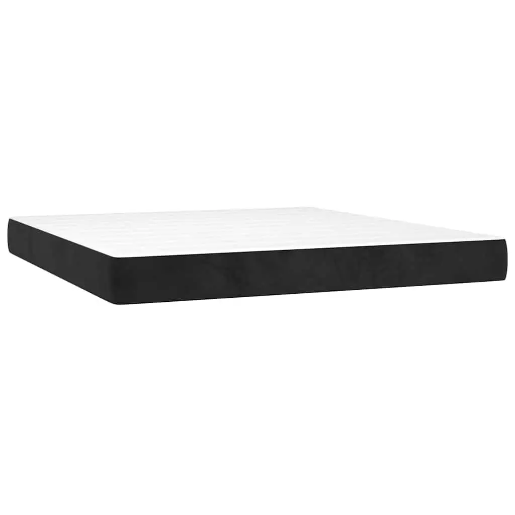 Queen Size Pocket Spring Mattress with Velvet Cover 153x203x20cm