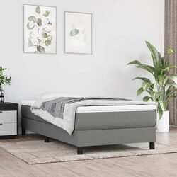 Premium Pocket Spring Mattress in Grey 107x203x20cm