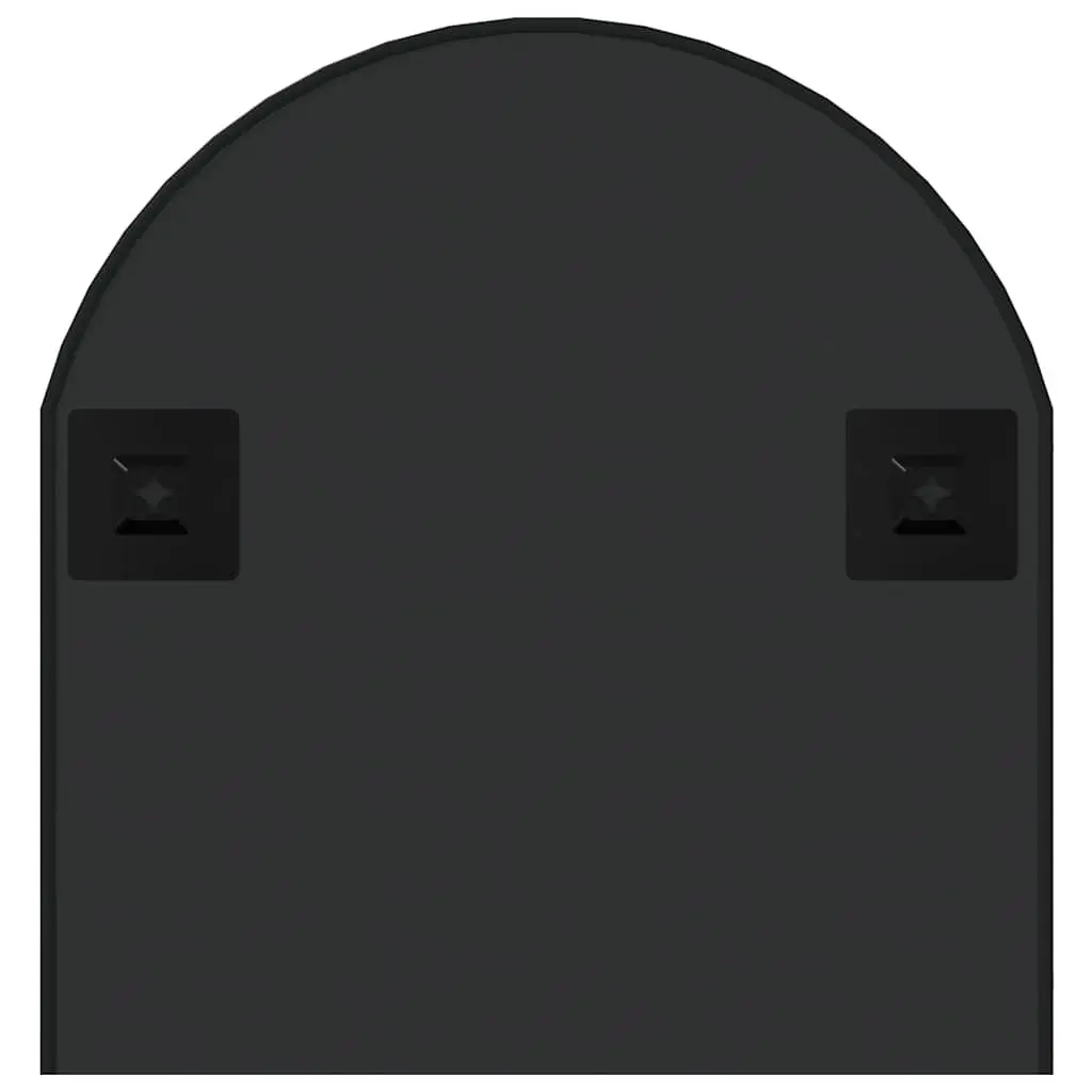 Black Oval Wall Mirror 90x40 cm for Home Use