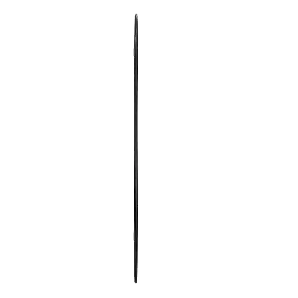 Wall Mirror Black 100x45 cm Minimalist Decor Bedroom Bathroom Vanity Glass