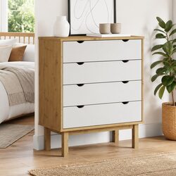 4 Drawer Wooden Cabinet for Stylish Storage