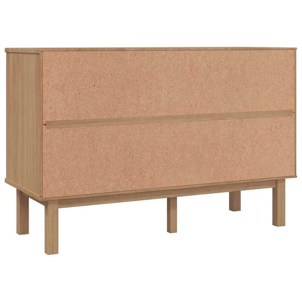 Grey Solid Pine Wood Drawer Cabinet with 6 Drawers