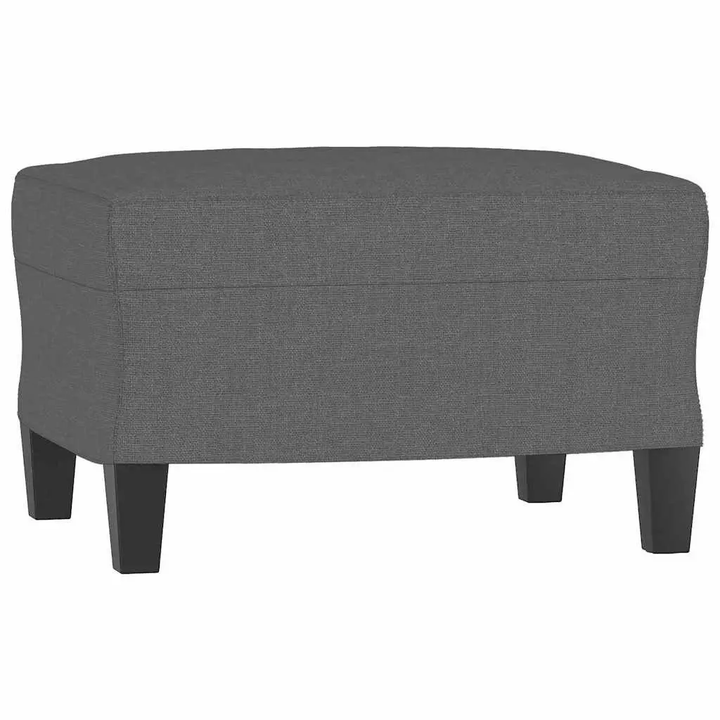 Dark Grey Footstool 60x50x41 cm for Comfort