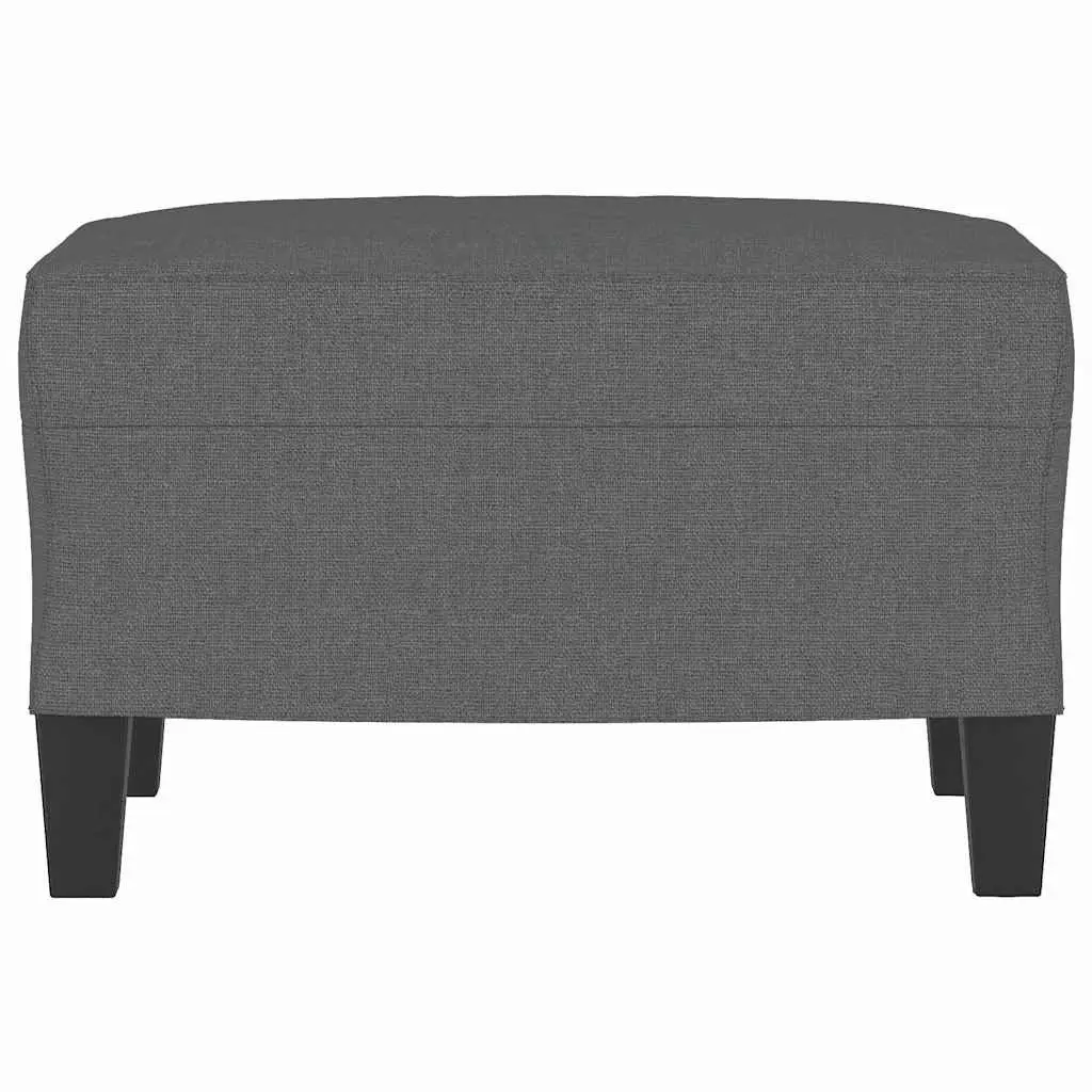 Dark Grey Footstool 60x50x41 cm for Comfort