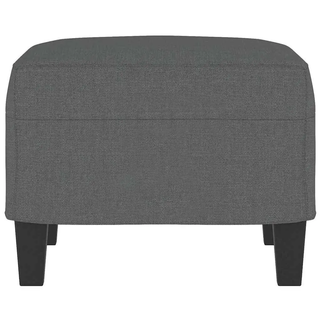 Dark Grey Footstool 60x50x41 cm for Comfort