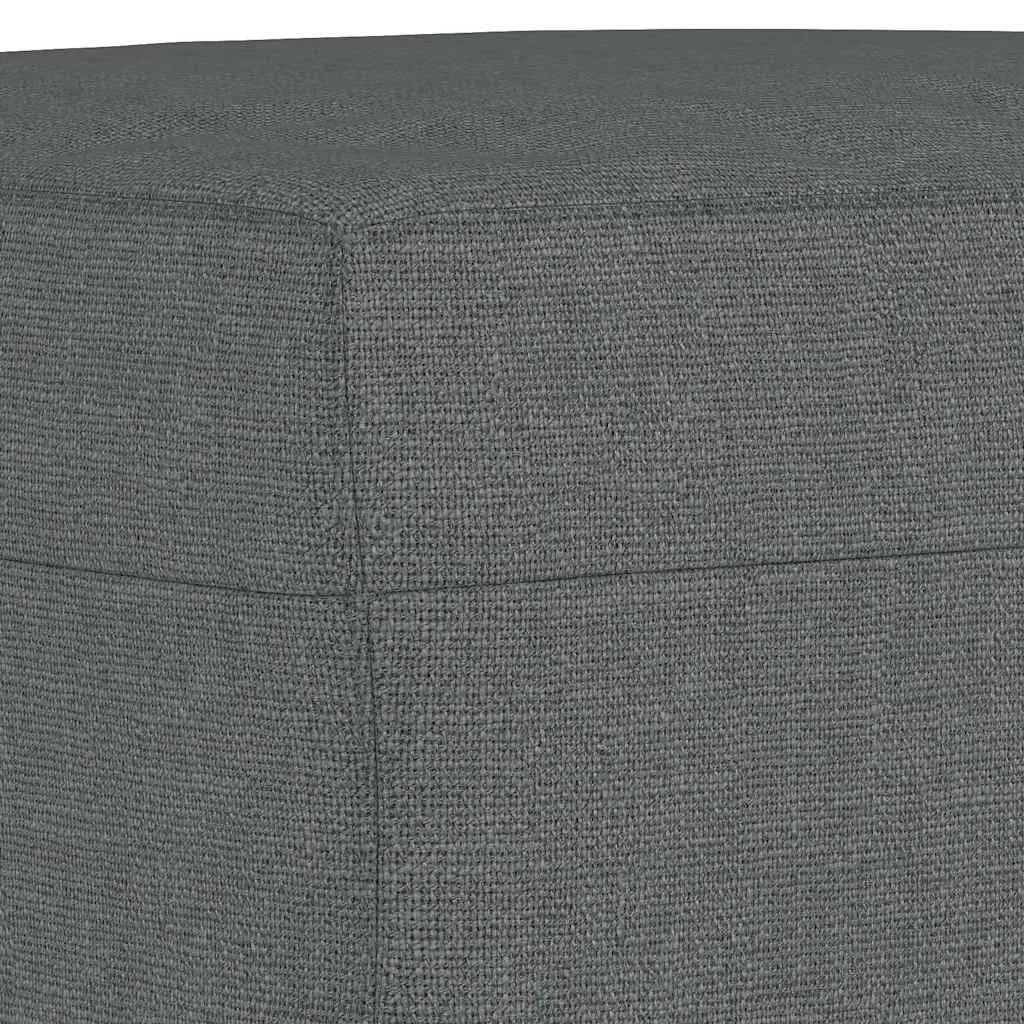 Dark Grey Footstool 60x50x41 cm for Comfort