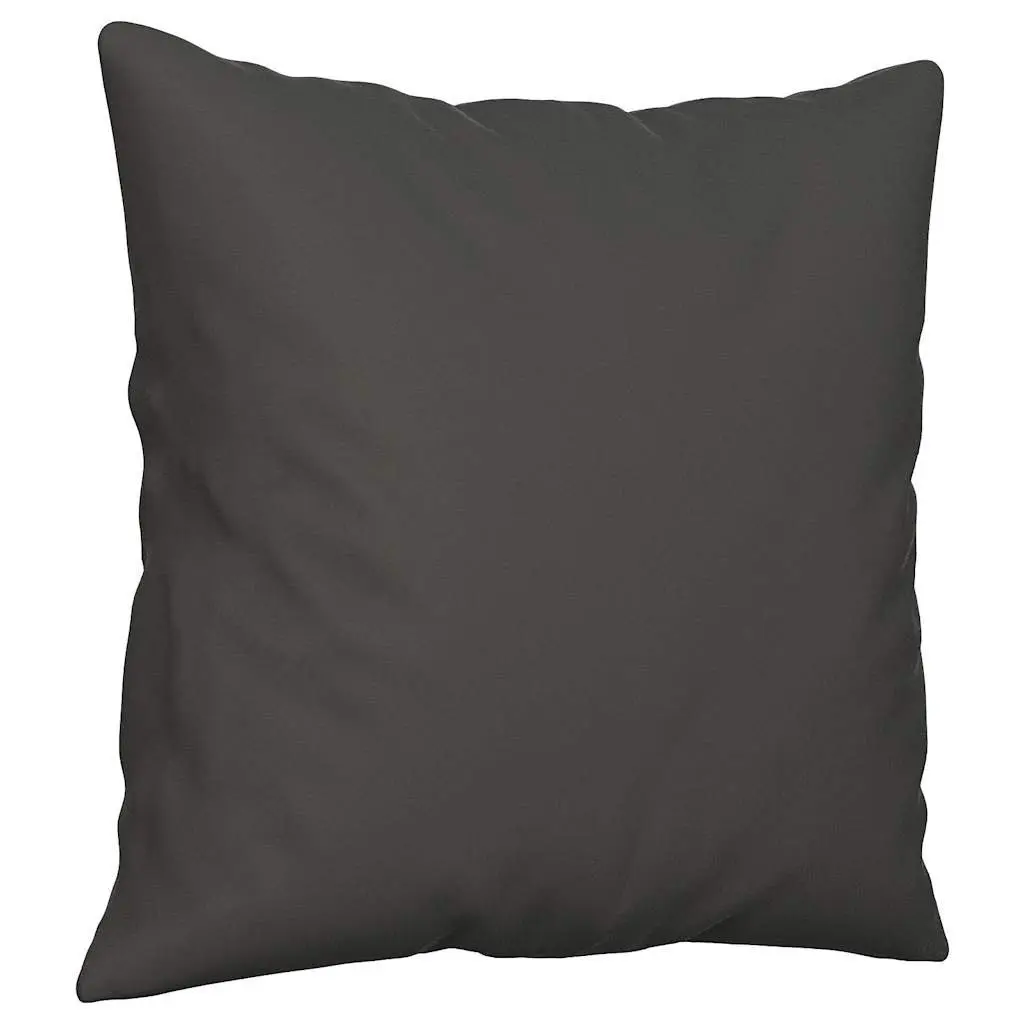 Grey Microfibre Throw Pillows 2 pcs 40x40 cm