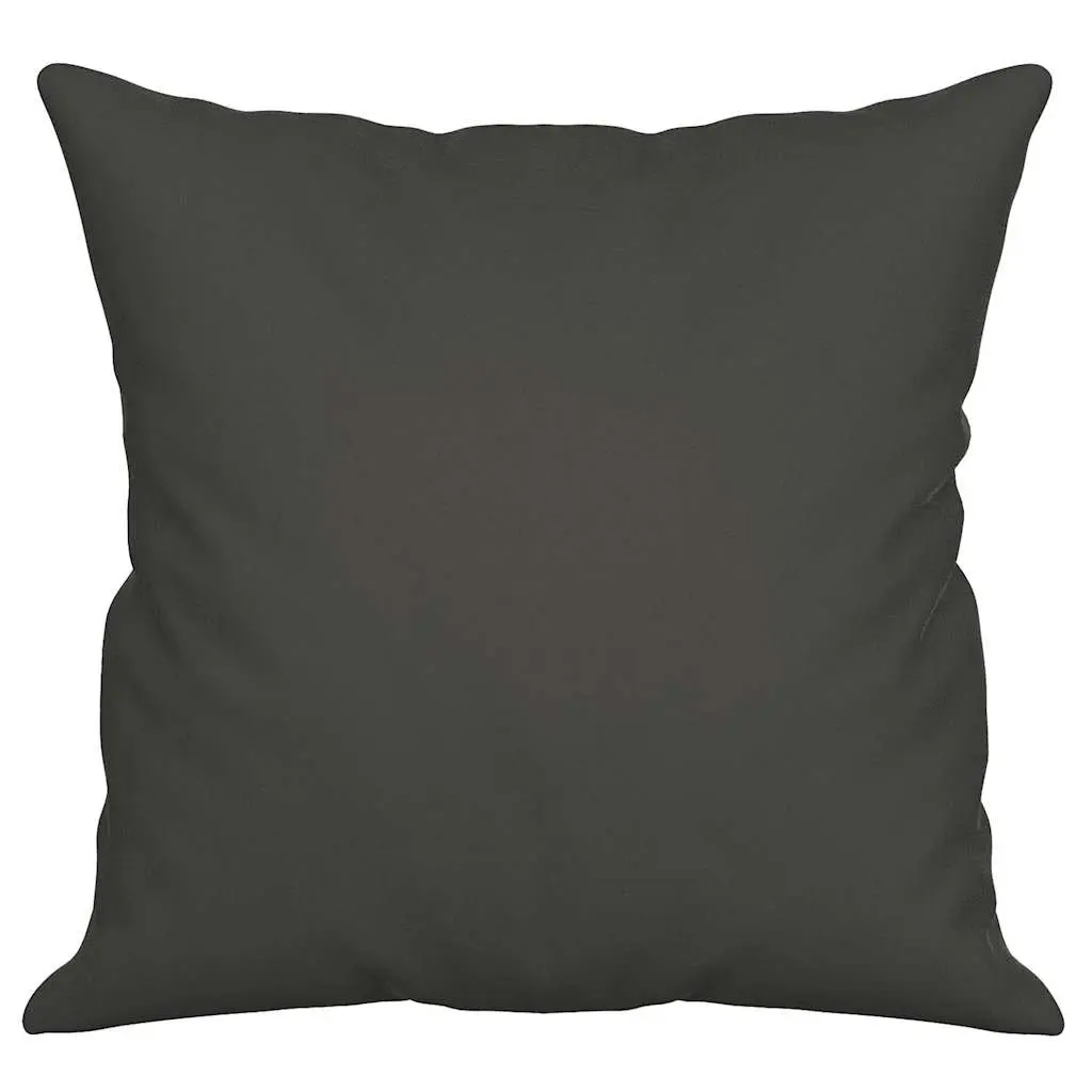 Grey Microfibre Throw Pillows 2 pcs 40x40 cm