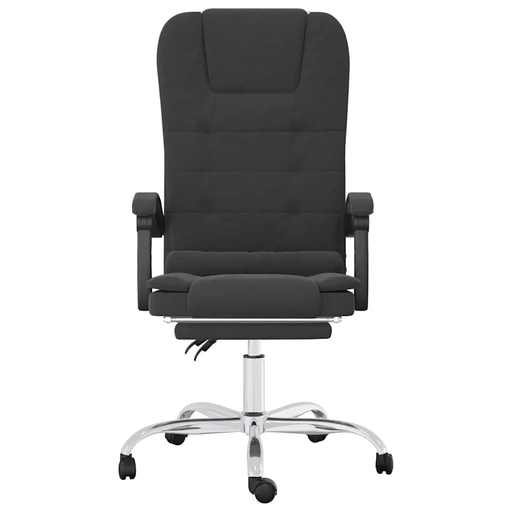 Massage Reclining Office Chair Faux Leather Black Ergonomic 360 Degree Swivel Height Adjustable