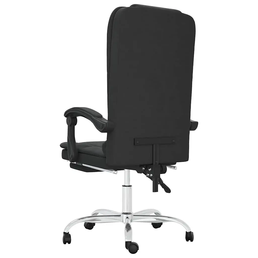 Massage Reclining Office Chair Faux Leather Black Ergonomic 360 Degree Swivel Height Adjustable