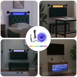 High-Quality Black LED Strip Lights 180 cm 2 pcs SMD5050