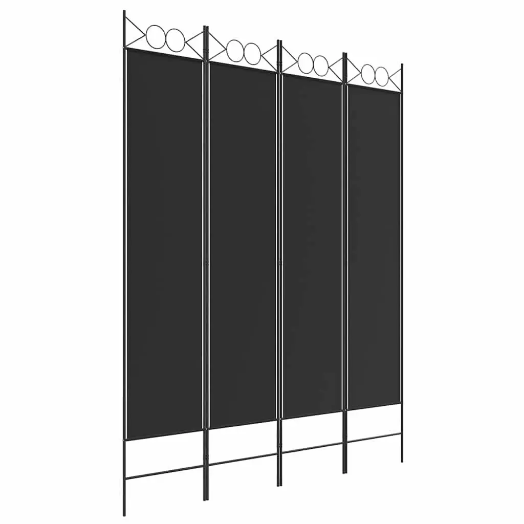 4-Panel Room Divider Screen for Privacy