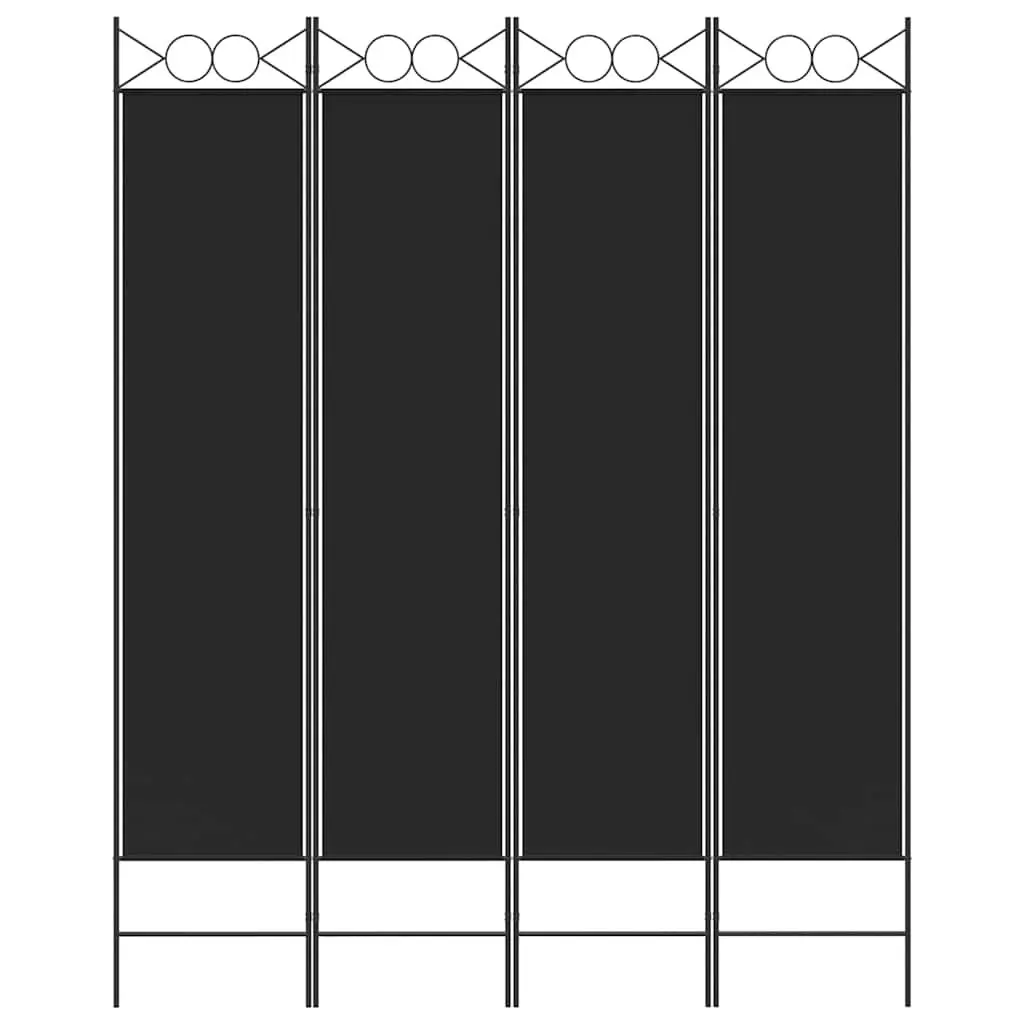 4-Panel Room Divider Screen for Privacy