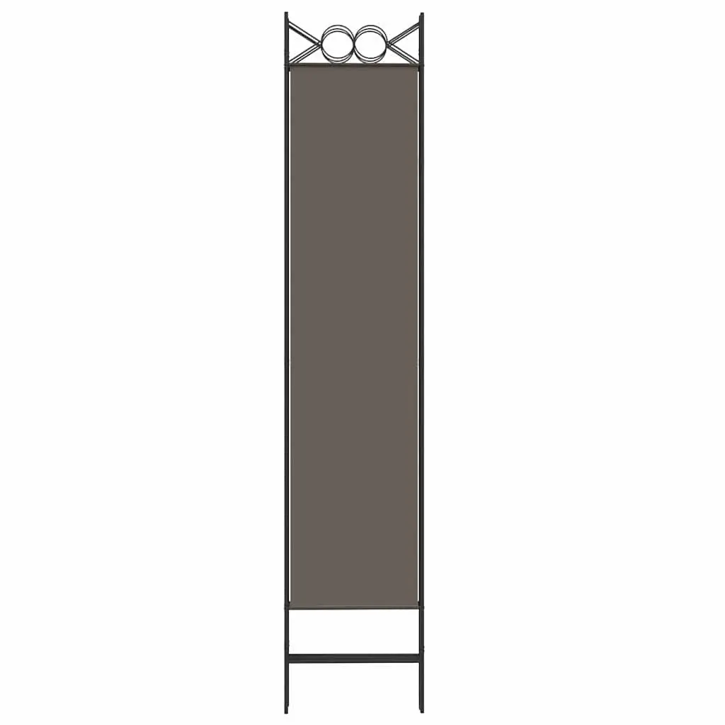 6-Panel Privacy Screen Partition Anthracite 240x200cm