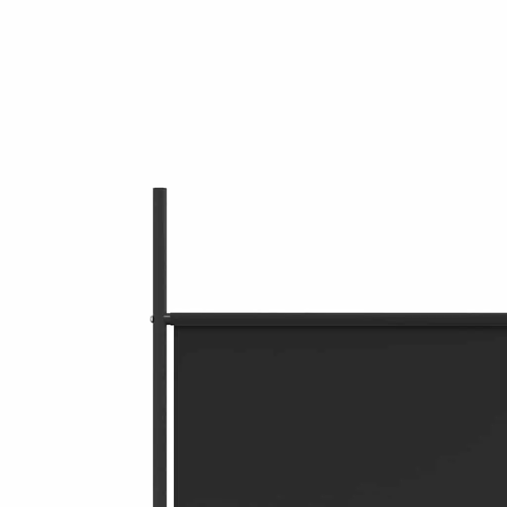 Black 3-Panel Room Divider Screen 150x200cm