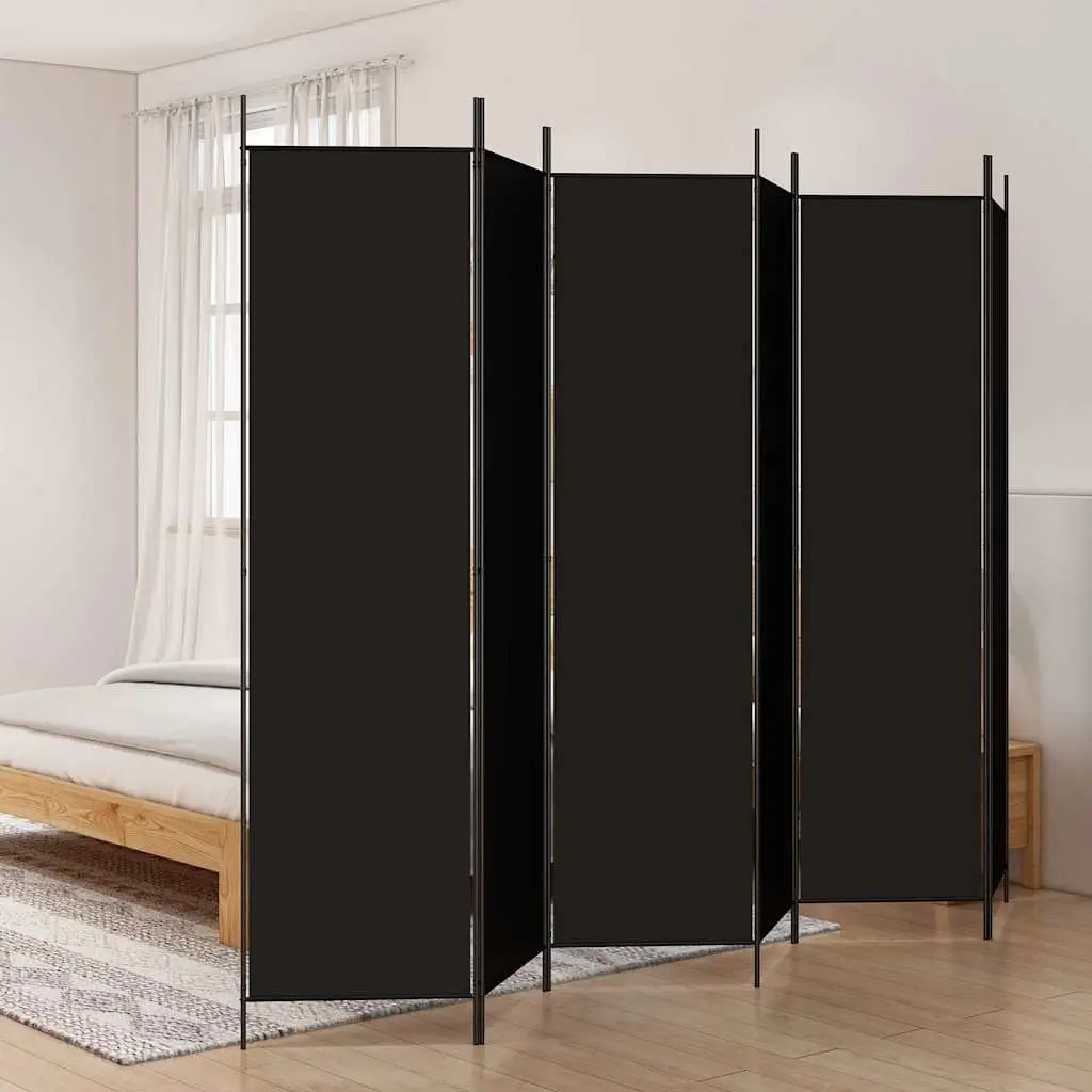 6-Panel Folding Room Divider Screen 300x200cm