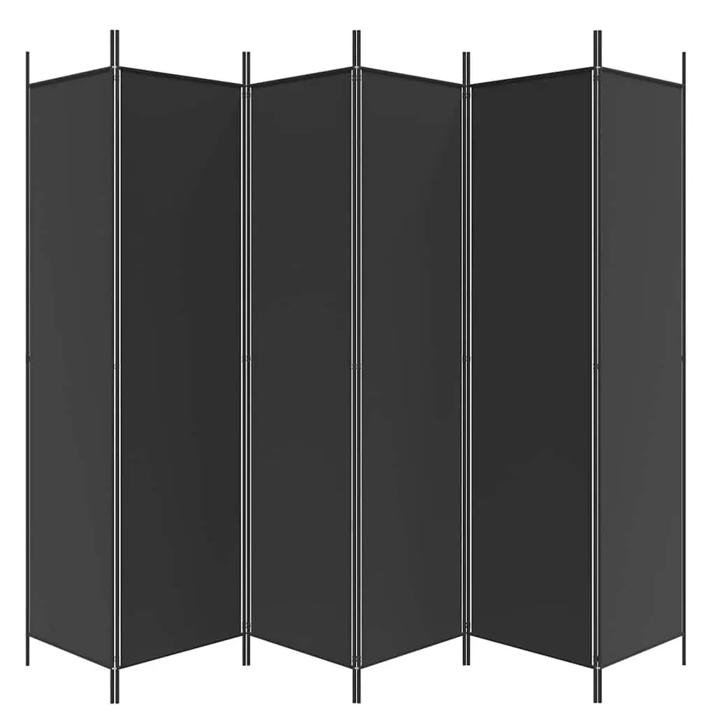 6-Panel Folding Room Divider Screen 300x200cm