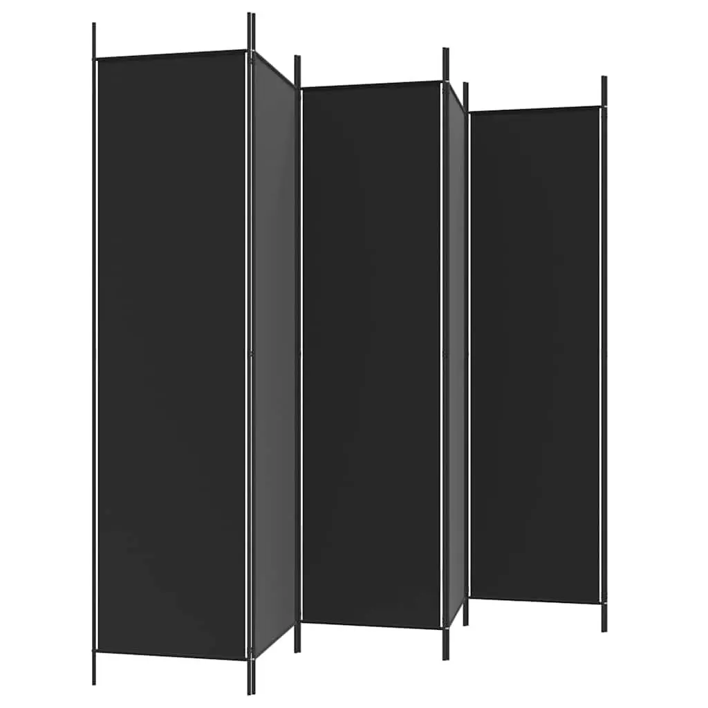 6-Panel Folding Room Divider Screen 300x200cm