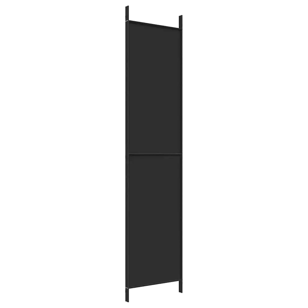 3-Panel Foldable Room Divider Screen in Black