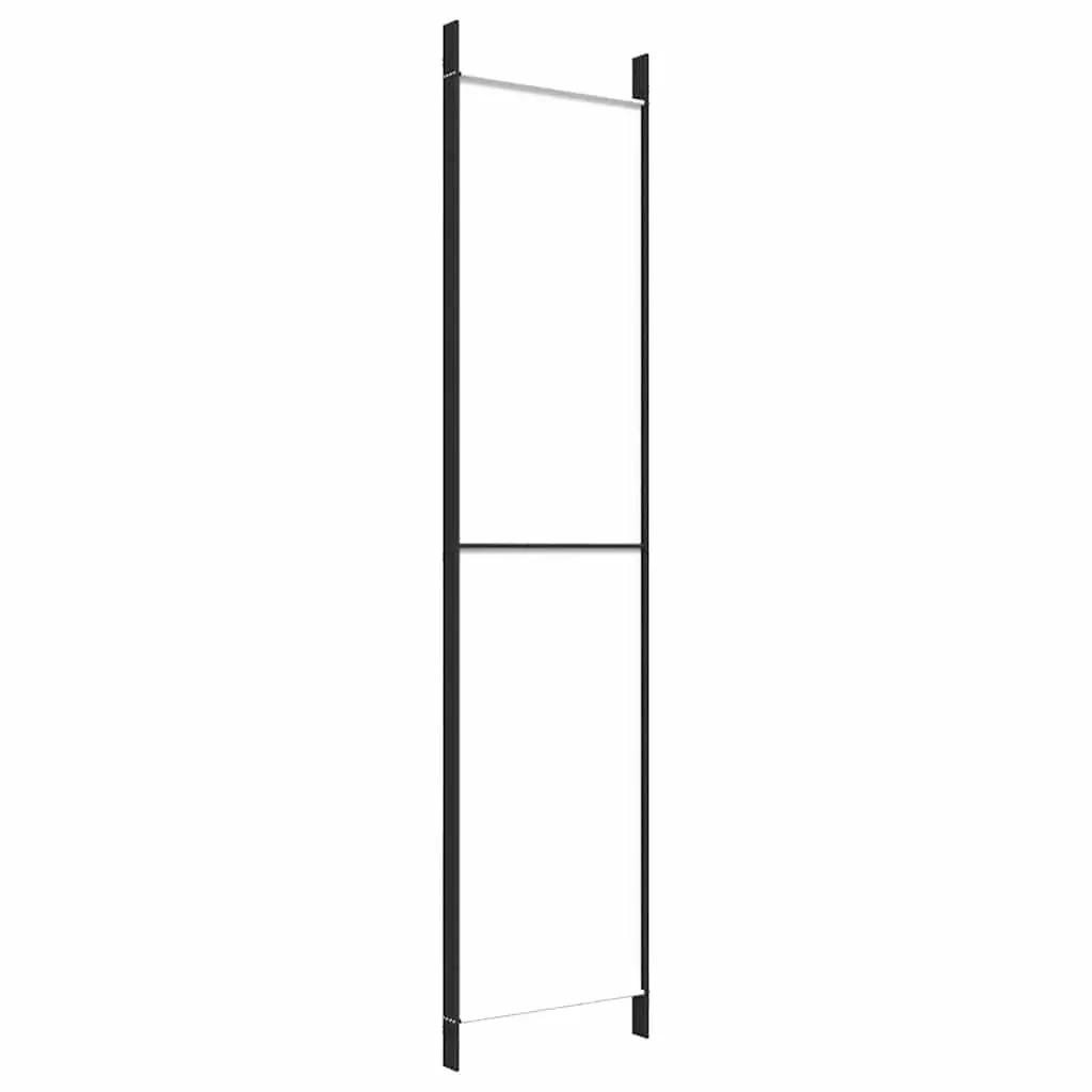 4-Panel White Room Divider with Fabric Finish