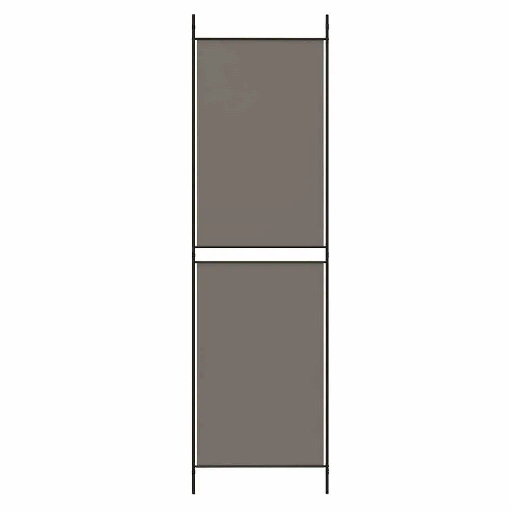 6-Panel Folding Room Divider in Anthracite