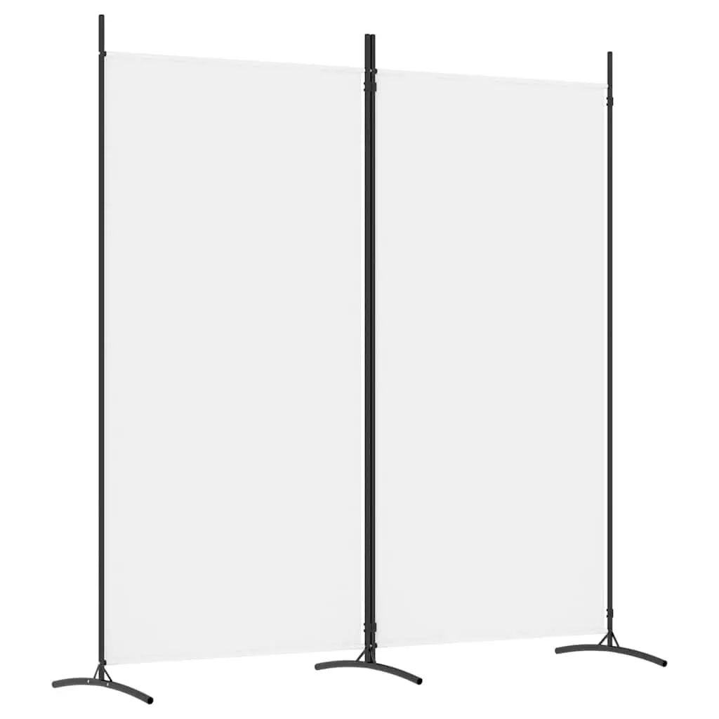 2-Panel White Room Divider for Privacy