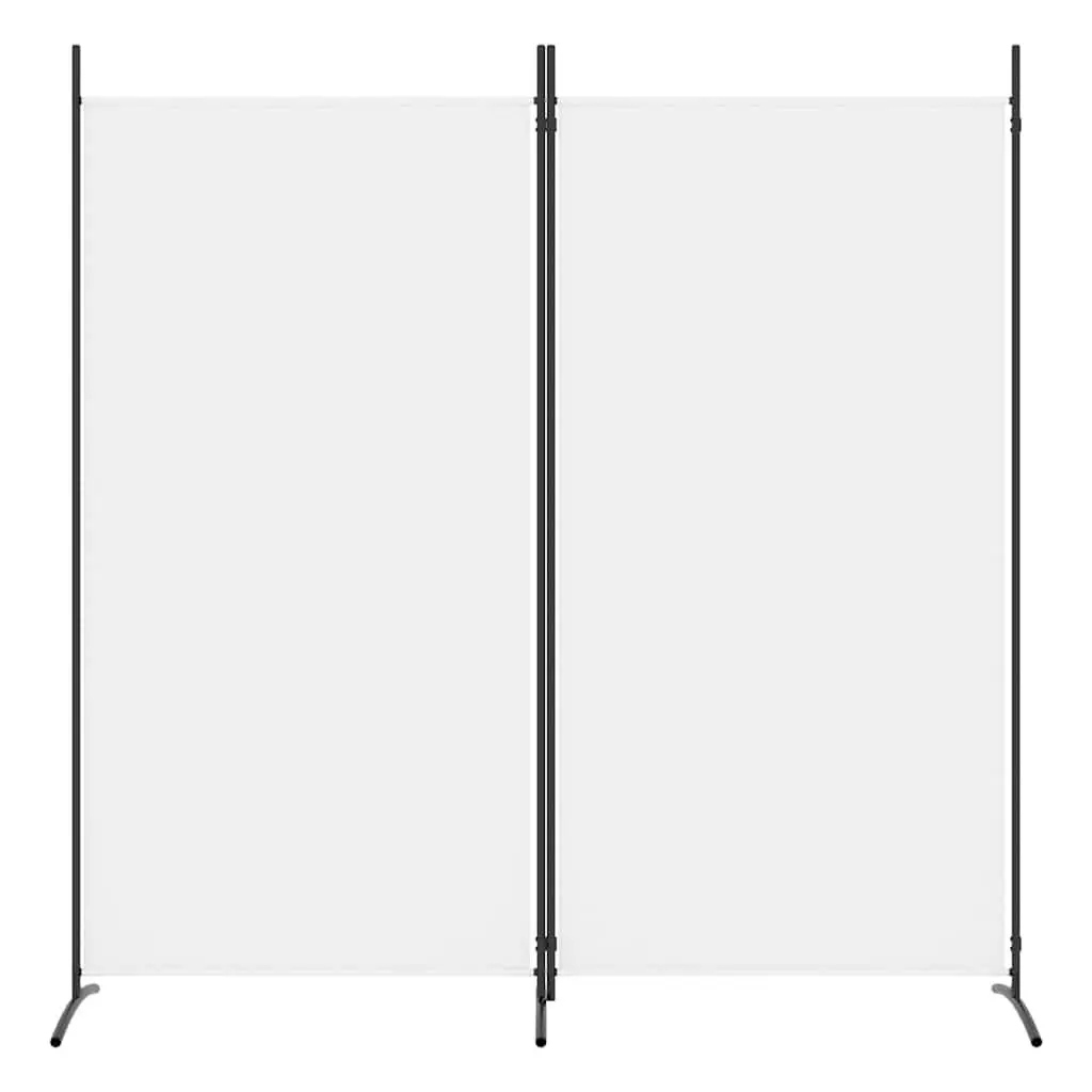 2-Panel White Room Divider for Privacy