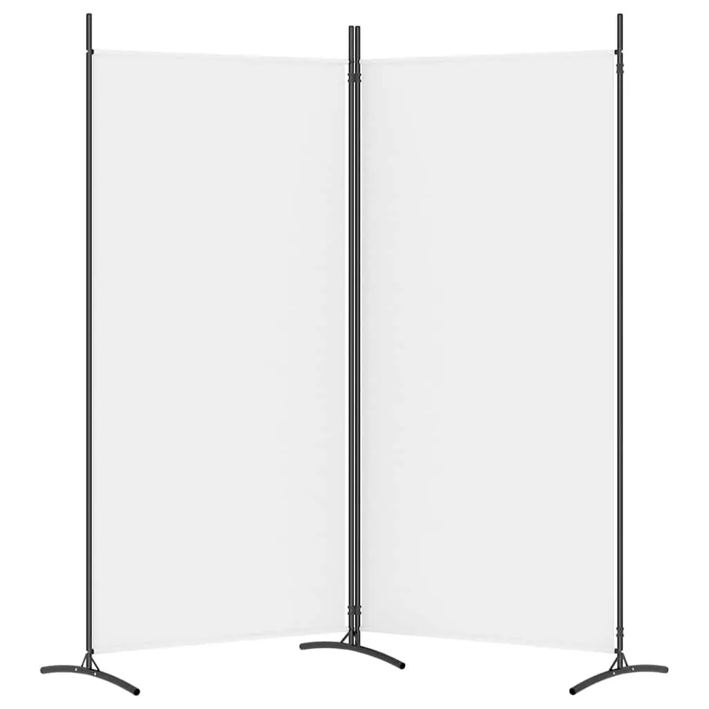 2-Panel White Room Divider for Privacy