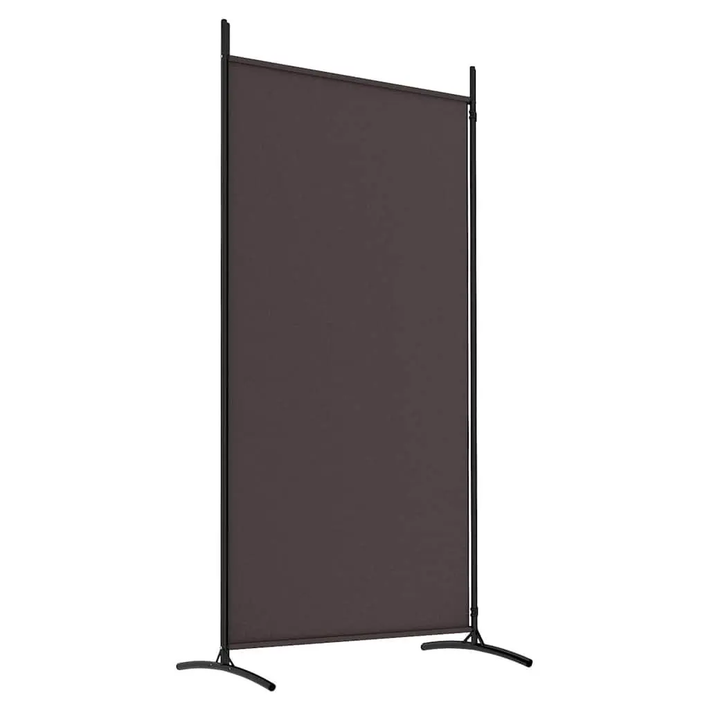 Brown 2-Panel Foldable Room Divider Screen 175x180cm