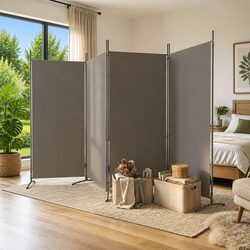 Quality 4-Panel Room Divider Folding Privacy Screen