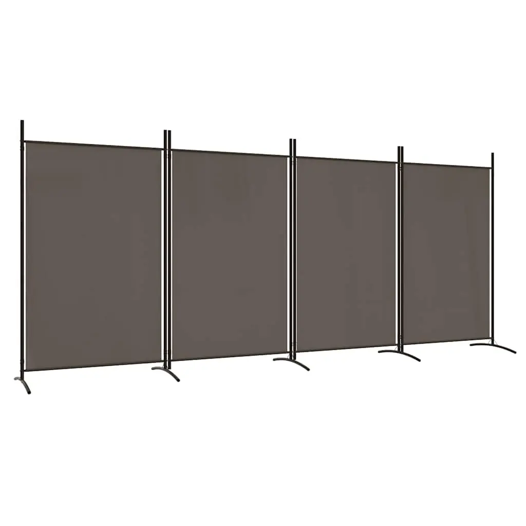 4-Panel Room Divider Folding Privacy Screen