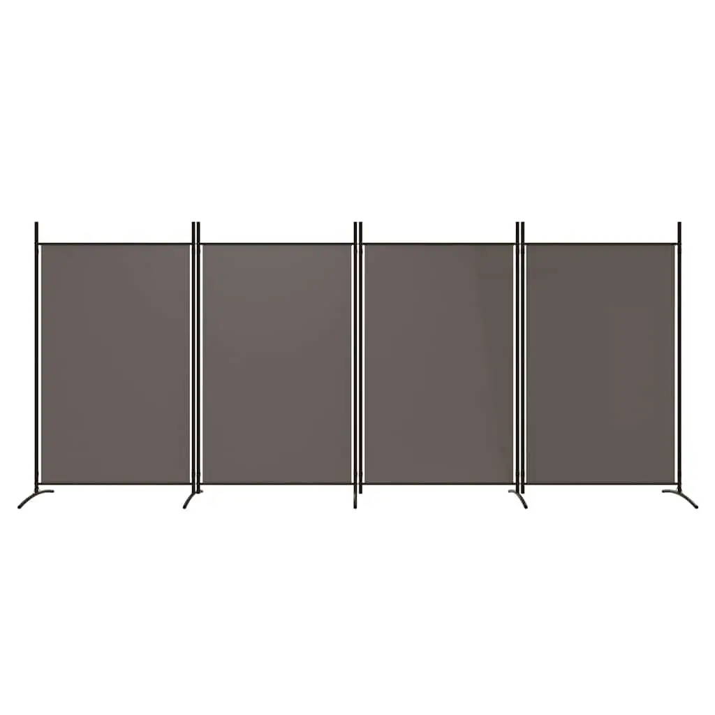 4-Panel Room Divider Folding Privacy Screen