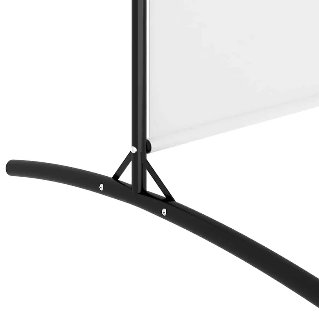 White Fabric 2-Panel Room Divider 348x180cm