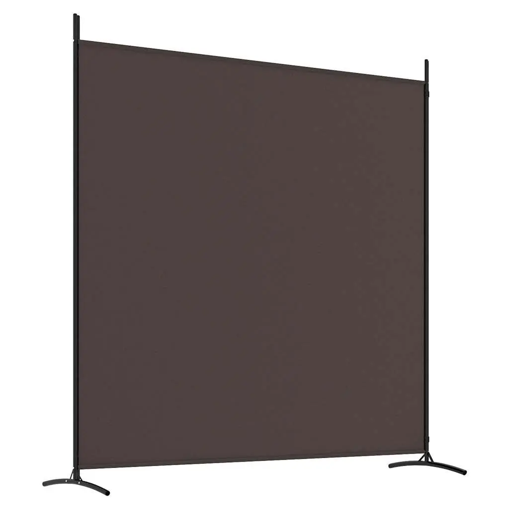 Brown 2-Panel Room Divider Screen for Privacy