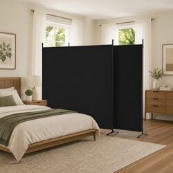 Stylish 3-Panel Room Divider for Enhanced Privacy