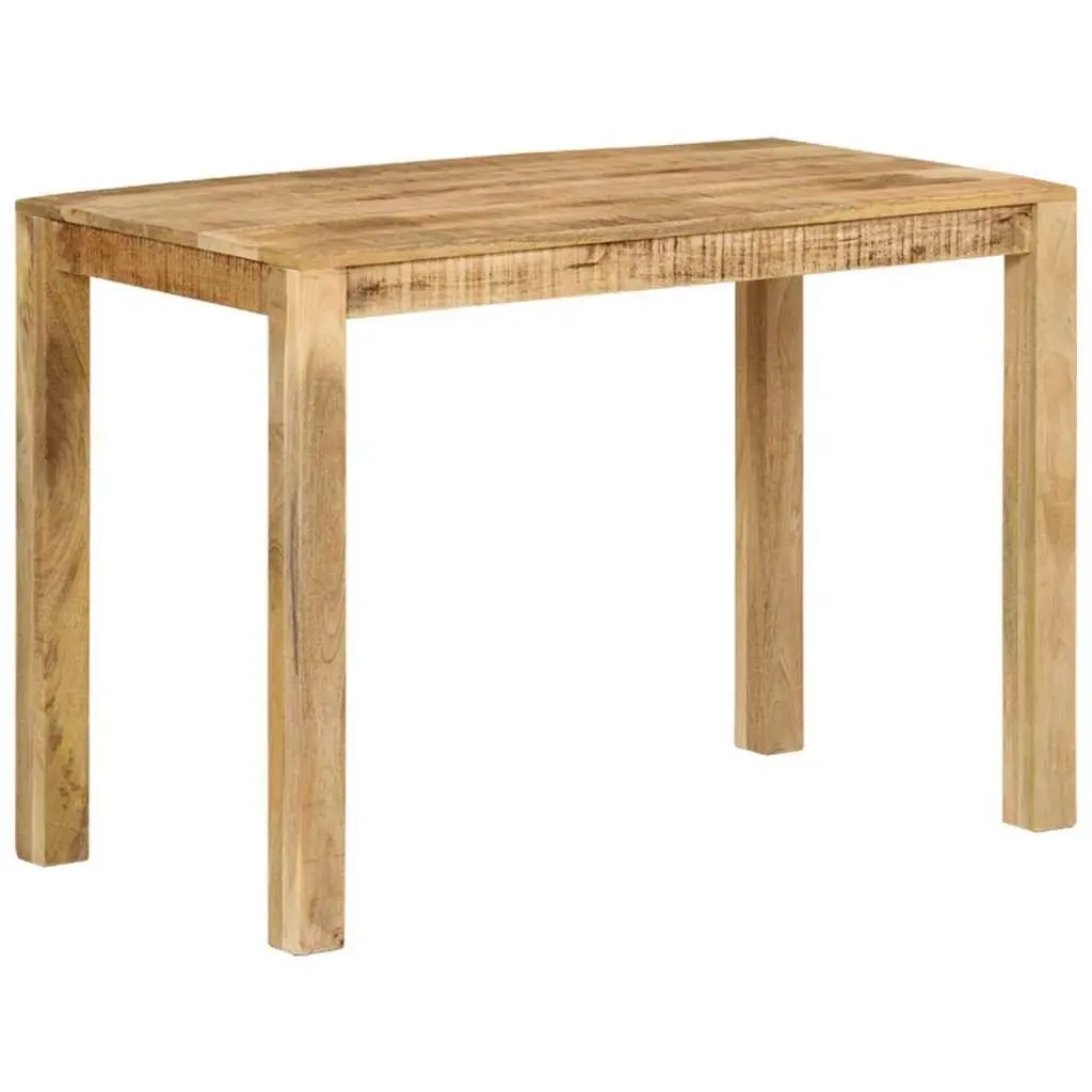 Brown Solid Wood Dining Table 110x55x76 cm