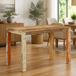 Solid Reclaimed Wood Dining Table 110x55x76 cm
